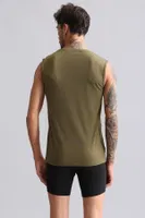 Bambu Hercules Slim Fit Bisiklet Yaka Sporcu Atlet Mısırlı EATL000019 Petrol görsel 18
