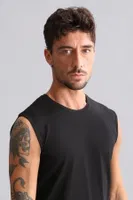 Bambu Hercules Slim Fit Bisiklet Yaka Sporcu Atlet Mısırlı EATL000019 Siyah görsel 26