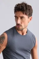 Bambu Hercules Slim Fit Bisiklet Yaka Sporcu Atlet Mısırlı EATL000019 Antrasit görsel 60