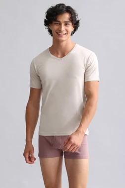 Bambu Hercules Slim Fit V Yaka Fanila / T-Shirt Mısırlı EFNL000018 - Alternatif Görünüm