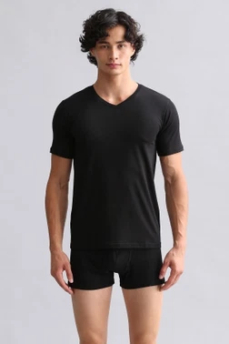 Bambu Hercules Slim Fit V Yaka Fanila / T-Shirt Mısırlı EFNL000018