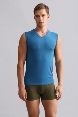 Bambu Hercules Slim Fit V Yaka Sporcu Atlet Mısırlı EATL000018