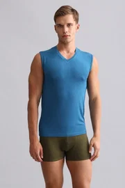 Bambu Hercules Slim Fit V Yaka Sporcu Atlet Mısırlı EATL000018