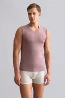 Bambu Hercules Slim Fit V Yaka Sporcu Atlet Mısırlı EATL000018 Lavender görsel 11