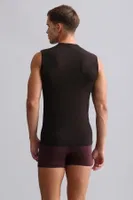 Bambu Hercules Slim Fit V Yaka Sporcu Atlet Mısırlı EATL000018 Kahverengi görsel 17