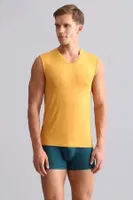 Bambu Hercules Slim Fit V Yaka Sporcu Atlet Mısırlı EATL000018 Hardal görsel 31