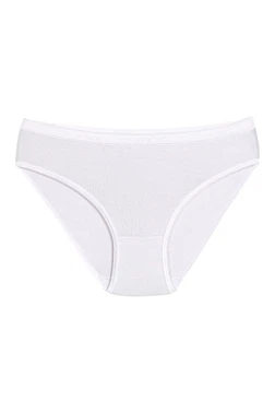 Yıldız Çamaşır Bambu Kemerli Bikini Kadın Külot Beyaz 6'lı Paket Yıldız 3955 - Alternatif Görünüm