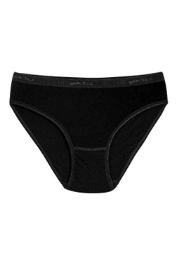 Yıldız Çamaşır Bambu Kemerli Bikini Kadın Külot Siyah 6'lı Paket Yıldız 3956 - Alternatif Görünüm