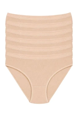 Yıldız Çamaşır Bambu Kemerli Bikini Kadın Külot Ten 6'lı Paket Yıldız 3958
