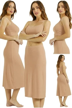 Bambu Maxi Uzun Jüpon Q-En 303