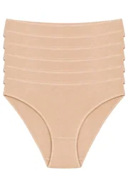 Yıldız Çamaşır Bambu Süper İz Yapmaz Bikini Kadın Külot Ten 6'lı Paket Yıldız 3963