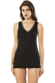 Kota Bambu Süprem Saten Askılı Kadın Atlet 6'lı Kota 6619