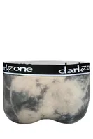 Batik Desenli Gri Pamuklu Lastikli Slip Külot Darkzone DZ-1103-114-S Görsel detay görünüm
