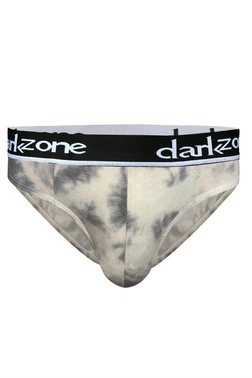 Batik Desenli Gri Pamuklu Lastikli Slip Külot Darkzone DZ-1103-114-S