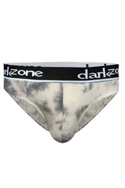 Batik Desenli Gri Pamuklu Lastikli Slip Külot Darkzone DZ-1103-114-S