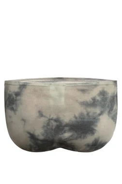 Batik Desenli Krem Pamuklu Klasik Slip Külot Darkzone - Alternatif Görünüm
