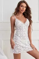 Beyaz Dantel İnce Askılı Çapraz Sırtlı Fantazi Body Feel Lady F224 Beyaz görsel 5