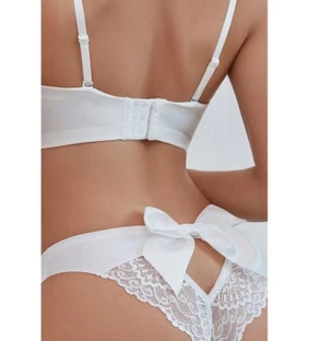 Beyaz Fiyonk Detaylı Fantezi Külot Feel Lady 1011 - Alternatif Görünüm