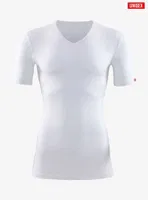 Black Spade Unisex Kısa Kollu V-yaka Termal Fanila 1263 Beyaz görsel 4