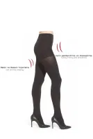 Body Control Korseli Külotlu Kadın Çorap Dore 13044 Siyah detay görünüm