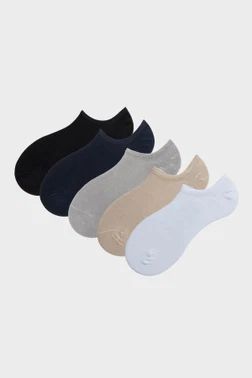 Bonas 5'li Bambu Görünmez Sneaker Çorabı CBONB003
