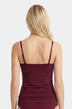 Türen Bordo Ayarlanabilir İp Askılı Pamuklu Atlet Türen 970/Bordo - Alternatif Görünüm