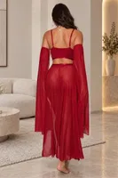 Bordo Dansöz Fantezi Kostümü Feel Lady F997 Bordo farklı açı