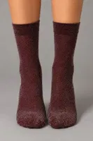 Bordo Simli Soket Çorap Bella Notte 1125 Bordo görsel 4