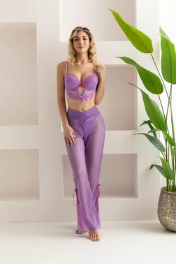 Gallipoli Bralet, Pantolon, String Takim Lila Gallipoli 32106 - Alternatif Görünüm