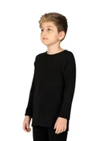 Çocuk Unisex Viskon Şardonlu Termal Fanila İçlik Özkan 31790 Siyah görsel 4