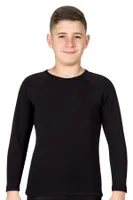 Çocuk Unisex Viskon Şardonlu Termal Fanila İçlik Özkan 31790 Siyah
