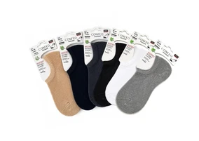 Kadın Likralı Bambu Düz Sneaker Çorap 6'lı Paket Confeo C832-008