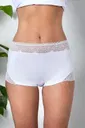 Dantel Detayli Boxer Beyaz Gallipoli 21783