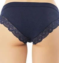 Dantel ve Biye Detaylı Modal Kadın Bikini Külot Kota 5106
