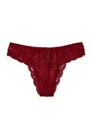 Dantelli Bordo Kadın Külot Ruselin RS001 Bordo