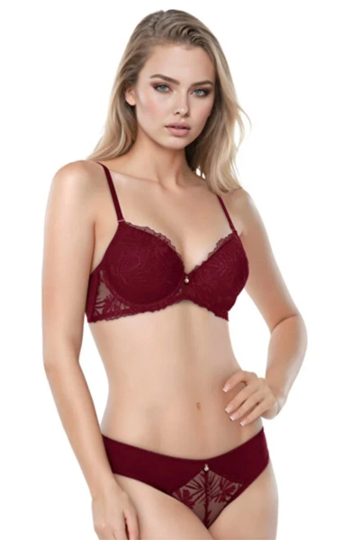 Dantelli Destekli Sütyen Takm Nicole Le Jardin 5065