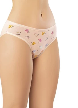 Desenli Asortili Kadın Bikini Külot Kota 5005 - Alternatif Görünüm