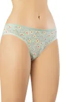 Desenli Asortili Kadın Bikini Külot Kota 5005 Karışık Renk görsel 5