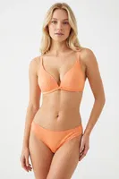 Desteksiz Balensiz Sütyen Külot Takım NBB 4874 Turuncu görsel 6