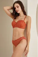 Desteksiz Sütyen Külot Takım NBB 4817 Tarçın detay görünüm