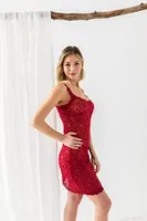 Devore Transparan Babydoll String Takim Bordo Gallipoli 31842 Bordo detay görünüm