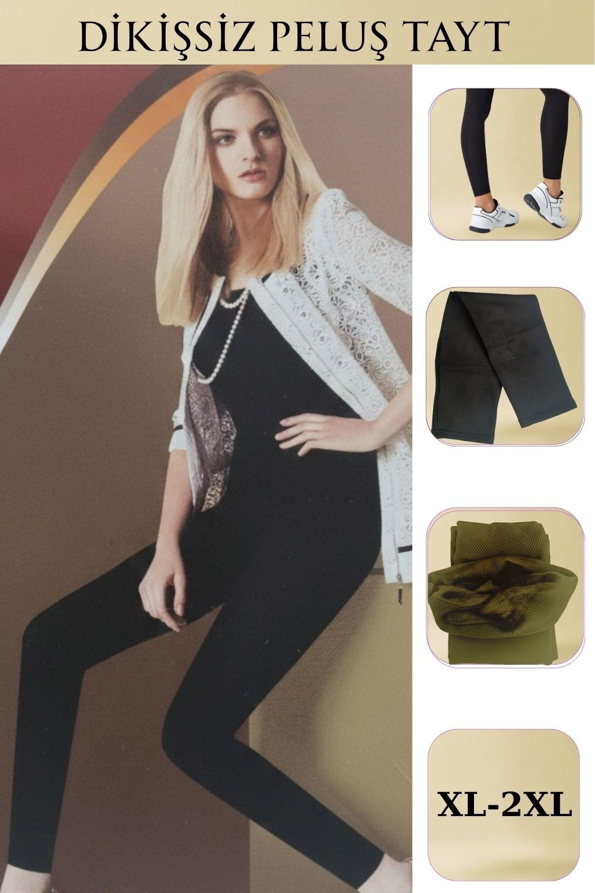 Dikişsiz Ayaksız Peluş Tayt Anı