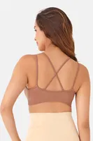 Dikişsiz Kaplı Bralet NBB 2429 Vizon detay görünüm