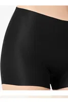 Dikişsiz Lazer İz Yapmaz Toparlayıcı Mini Şort İMER 5027 Siyah detay görünüm