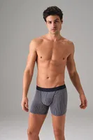 Doreanse Erkek 3 lü Boxer 1867 Lacivert-Bordo-Gri farklı açı