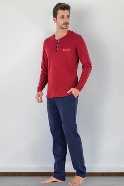 DOREMI 2Li Erkek Soft Doğal Pamuk Pijama Takımı DoReMi 002-000008