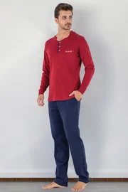 DOREMI 2Li Erkek Soft Doğal Pamuk Pijama Takımı DoReMi 002-000008