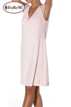 DOREMI DoReMi Diz Üstü Toz Pembe Bayan Gecelik - Alternatif Görünüm