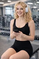 DoReMi Compression Dikişsiz Büstiyer Korse Siyah görsel 7