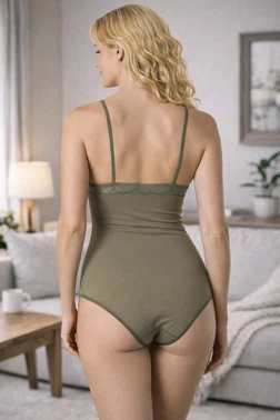 DOREMI DoReMi Haki Yeşil Fantezi Body - Alternatif Görünüm